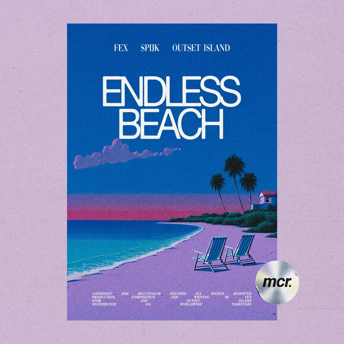 Endless Beach release artwork — FEX, Spijk, Outset Island