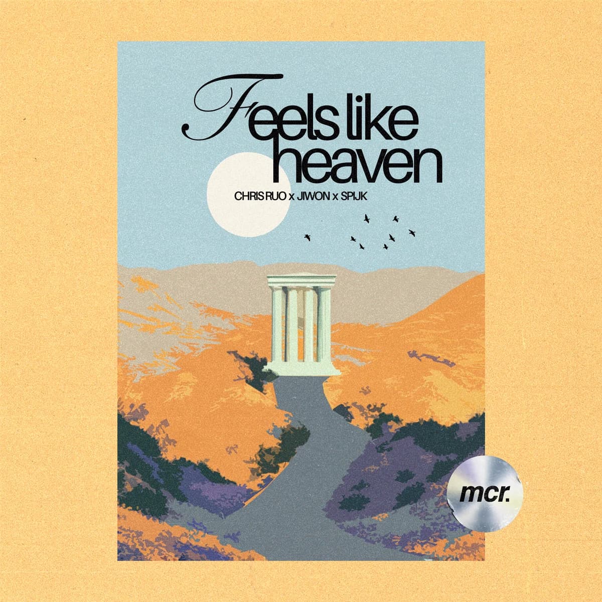 Feels Like Heaven release artwork — Chris Ruo, jiwon, Spijk