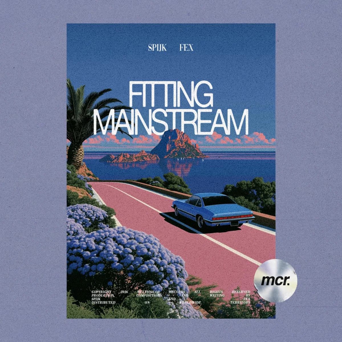 Fitting Mainstream release artwork — SPIJK, FEX