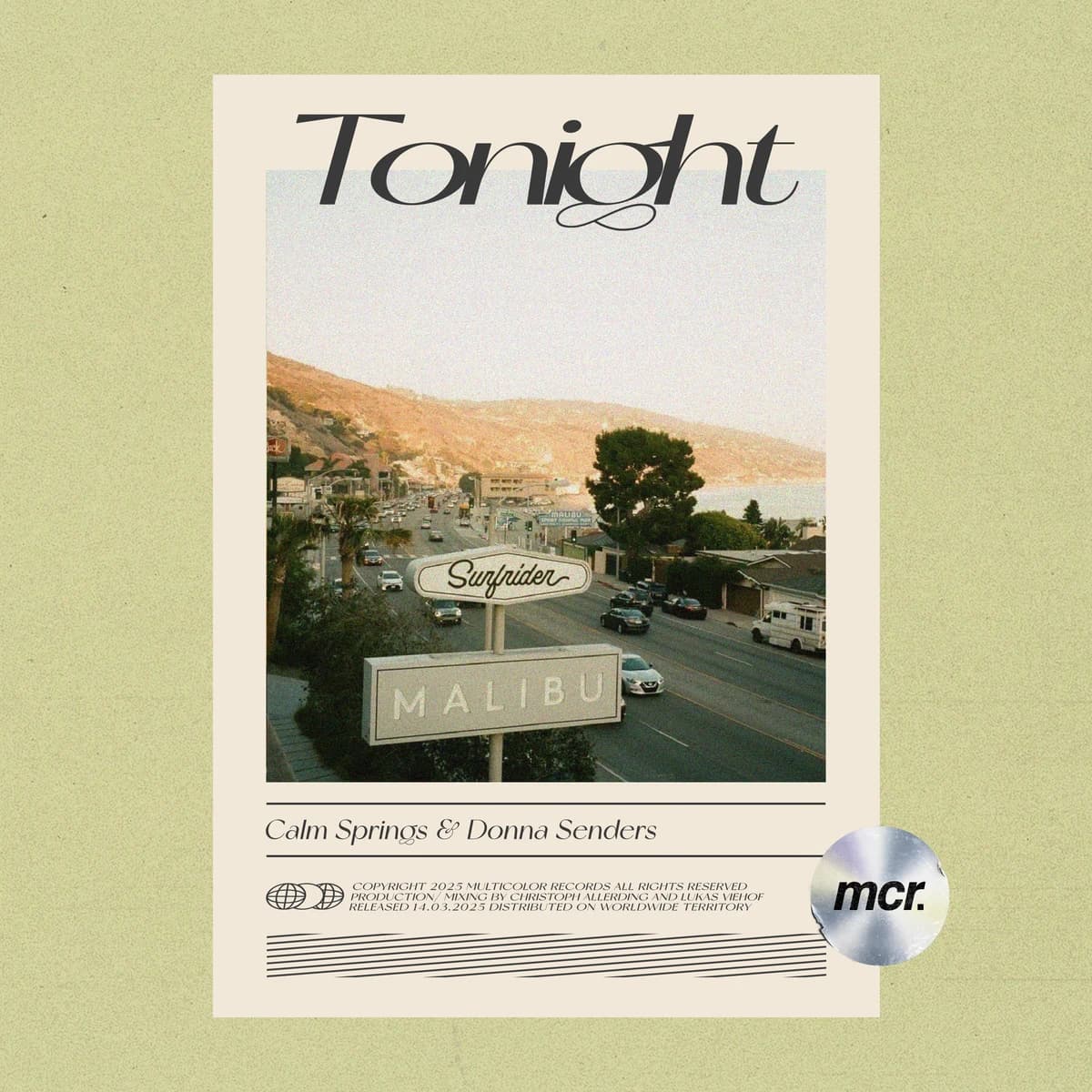 Tonight artwork